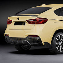 Load image into Gallery viewer, MP Style Gloss Black Rear Diffuser for BMW F16 X6 14-19
