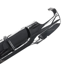 Load image into Gallery viewer, MP Style Gloss Black Rear Diffuser Twin Exhaust for BMW E90 E91 3 Series 05-13
