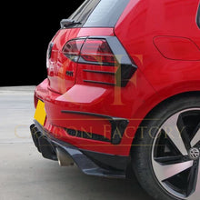 Load image into Gallery viewer, TR Style Gloss Black Rear Diffuser for VW Golf MK7.5 GTI 17-20

