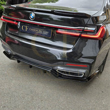 Load image into Gallery viewer, V Style Gloss Black Rear Diffuser for BMW G12 7 Series LCI 20-23
