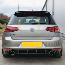 Load image into Gallery viewer, V Style Gloss Black Rear Diffuser for VW Golf MK7 GTI 13-16
