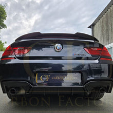 Load image into Gallery viewer, V Style Gloss Black Rear Diffuser Quad Exhaust for BMW 6 Series F06 F12 F13 M Sport 12-17
