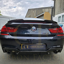 Load image into Gallery viewer, V Style Gloss Black Rear Diffuser Quad Exhaust for BMW 6 Series F06 F12 F13 M Sport 12-17
