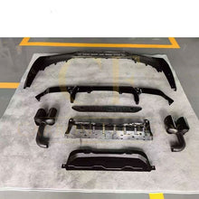 Load image into Gallery viewer, V Style Gloss Black Rear Diffuser with Exhaust Tips for BMW G02 X4 18-Present
