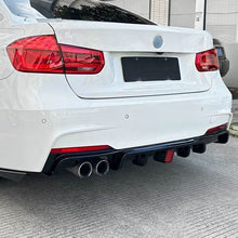 Load image into Gallery viewer, V Style Gloss Black Diffuser for BMW F30 F31 3 Series 12-19
