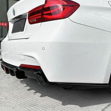 Load image into Gallery viewer, V Style Gloss Black Diffuser for BMW F30 F31 3 Series 12-19
