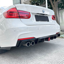 Load image into Gallery viewer, V Style Gloss Black Diffuser for BMW F30 F31 3 Series 12-19

