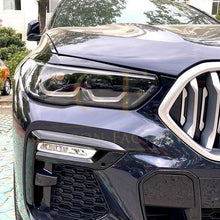 Load image into Gallery viewer, Gloss Black Headlight Trims for BMW G05 X5 G06 X6 19-25
