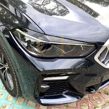 Load image into Gallery viewer, Gloss Black Headlight Trims for BMW G05 X5 G06 X6 19-25
