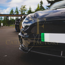 Load image into Gallery viewer, Competition Style Gloss Black Front Bumper Trims for Tesla Model Y 19-24
