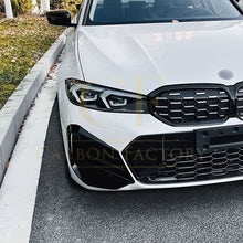 Load image into Gallery viewer, Gloss Black Front Bumper Inserts for BMW 3 Series G20 G21 LCI 23-25
