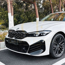 Load image into Gallery viewer, Gloss Black Front Bumper Inserts for BMW 3 Series G20 G21 LCI 23-25
