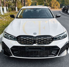 Load image into Gallery viewer, Gloss Black Front Bumper Inserts for BMW 3 Series G20 G21 LCI 23-25
