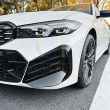 Load image into Gallery viewer, Gloss Black Front Bumper Inserts for BMW 3 Series G20 G21 LCI 23-25
