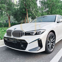 Load image into Gallery viewer, Gloss Black Front Bumper Trims for BMW 3 Series G20 G21 LCI 23-25
