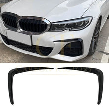 Load image into Gallery viewer, Gloss Black Front Bumper Trims for BMW 3 Series G20 G21 Pre-LCI 19-22
