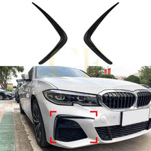 Load image into Gallery viewer, Gloss Black Front Bumper Trims for BMW 3 Series G20 G21 Pre-LCI 19-22
