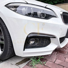 Load image into Gallery viewer, Gloss Black Front Bumper Trims for BMW F22 F23 2 Series 14-20
