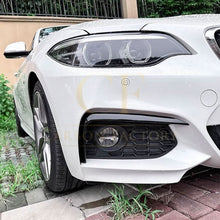 Load image into Gallery viewer, Gloss Black Front Bumper Trims for BMW F22 F23 2 Series 14-20

