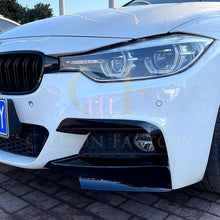 Load image into Gallery viewer, Gloss Black Front Bumper Trims for BMW F30 F31 3 Series 12-19
