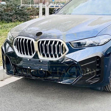Load image into Gallery viewer, Gloss Black Front Bumper Trims for BMW G06 X6 LCI 23-25
