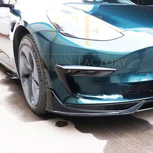 Load image into Gallery viewer, Gloss Black Front bumper Trims for Tesla Model 3 16-23
