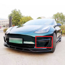 Load image into Gallery viewer, Gloss Black Front bumper Trims for Tesla Model 3 16-23
