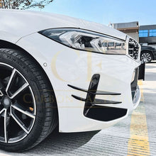 Load image into Gallery viewer, Gloss Black Front Canards for BMW 3 Series G20 G21 LCI 23-25
