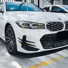 Load image into Gallery viewer, Gloss Black Front Canards for BMW 3 Series G20 G21 LCI 23-25
