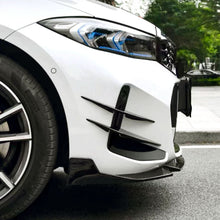 Load image into Gallery viewer, Gloss Black Front Canards for BMW 3 Series G20 G21 LCI 23-Present
