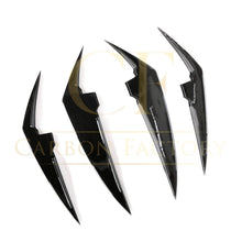 Load image into Gallery viewer, Gloss Black Front Canards for BMW 3 Series G20 G21 LCI 23-Present
