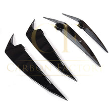 Load image into Gallery viewer, Gloss Black Front Canards for BMW 3 Series G20 G21 LCI 23-Present
