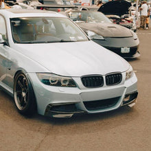 Load image into Gallery viewer, Gloss Black Front Canards for BMW E90 3 Series LCI 09-13
