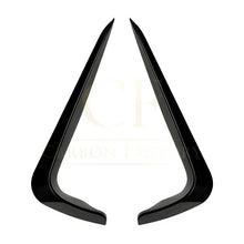 Load image into Gallery viewer, Gloss Black Front Canards for BMW E90 3 Series LCI 09-13
