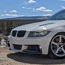 Load image into Gallery viewer, Gloss Black Front Canards for BMW E90 3 Series Pre-LCI 05-08
