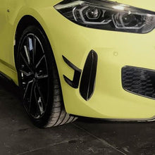 Load image into Gallery viewer, Gloss Black Front Canards for BMW F40 1 Series 19-24

