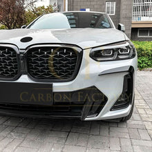 Load image into Gallery viewer, Gloss Black Front Canards for BMW G01 X3 G02 X4 LCI 22-24
