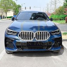 Load image into Gallery viewer, Gloss Black Front Canards for BMW G06 X6 Pre-LCI 19-22

