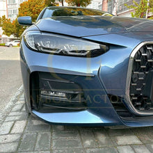 Load image into Gallery viewer, Gloss Black Front Canards for BMW G22 G23 4 Series 20-Present
