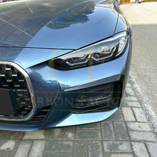 Load image into Gallery viewer, Gloss Black Front Canards for BMW G22 G23 4 Series 20-Present
