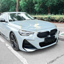 Load image into Gallery viewer, Gloss Black Front Canards for BMW G42 2 Series Coupe 21-Present
