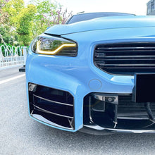 Load image into Gallery viewer, Gloss Black Front Side Grilles for BMW G87 M2 23-Present
