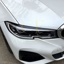 Load image into Gallery viewer, Gloss Black Headlight Trims for BMW 3 Series G20 G21 Pre-LCI 19-22
