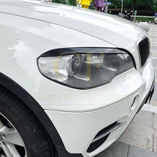 Load image into Gallery viewer, Gloss Black Headlight Trims for BMW E70 X5 08-14
