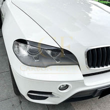 Load image into Gallery viewer, Gloss Black Headlight Trims for BMW E70 X5 08-14
