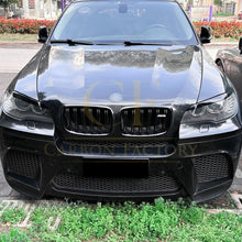 Load image into Gallery viewer, Gloss Black Headlight Trims for BMW E71 X6 08-14
