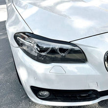 Load image into Gallery viewer, Gloss Black Headlight Trims for BMW F10 F11 5 Series inc M5 LCI 15-17
