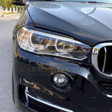 Load image into Gallery viewer, Gloss Black Headlight Trims for BMW F15 X5 F16 X6 14-18

