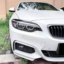 Load image into Gallery viewer, Gloss Black Headlight Trims for BMW F22 F23 2 Series F87 M2 14-20
