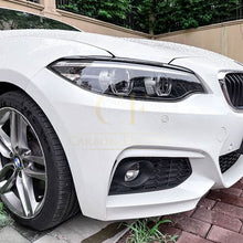 Load image into Gallery viewer, Gloss Black Headlight Trims for BMW F22 F23 2 Series F87 M2 14-20
